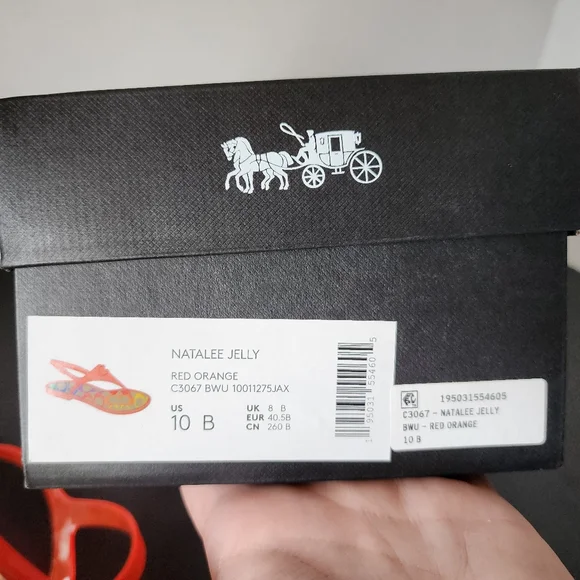 ✨️NIB✨️ Coach Natalee Jelly, Rainbow, Size 10 & 6 - Picture 6 of 6